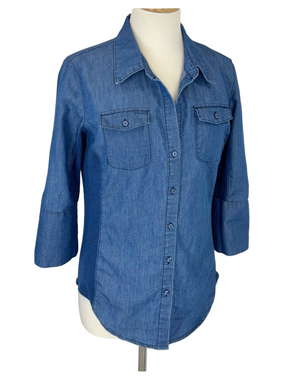 Cavalini blue button-down shirt